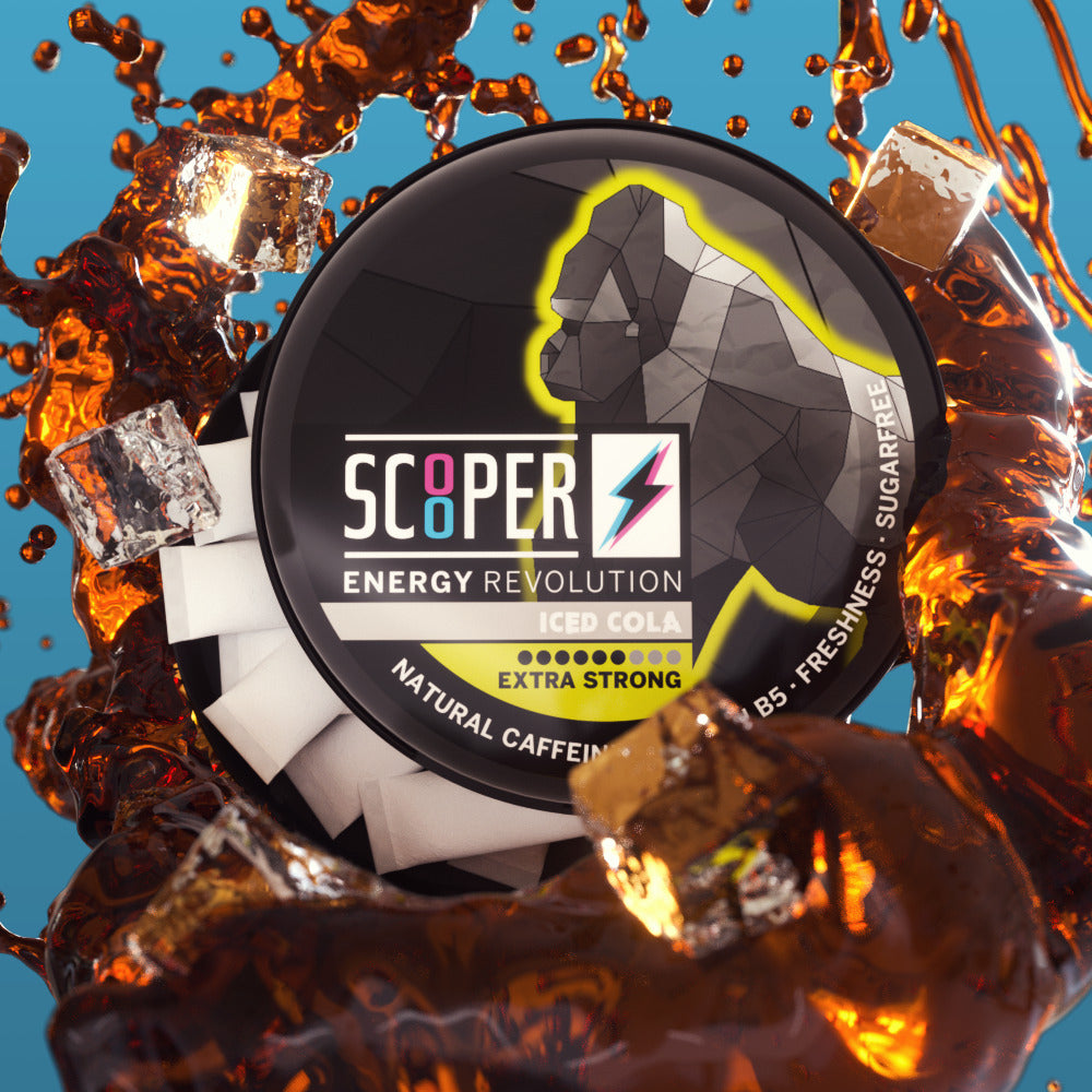 Scooper Energy Preworkout Booster Snus Nikotine free