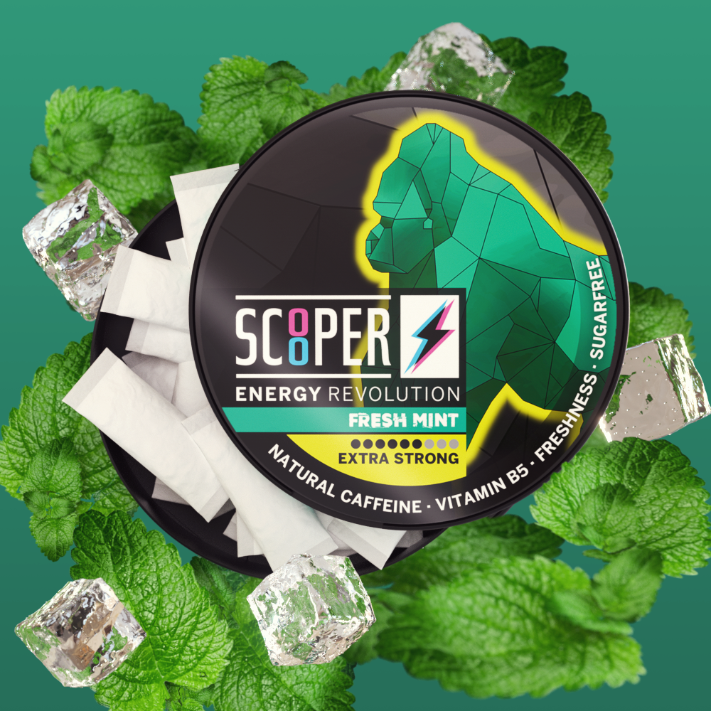 SCOOPER Energy Fresh Mint (5 cans)